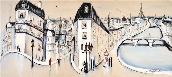 Mark Hanham | View of Paris Towards the Eiffel Tower | MutualArt