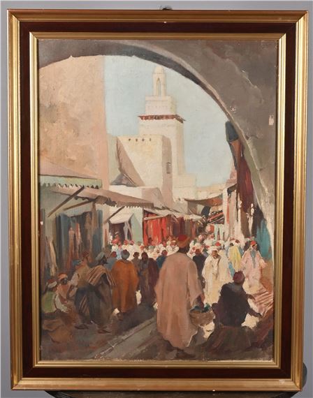 LE SOUK by Max Moreau, 1936
