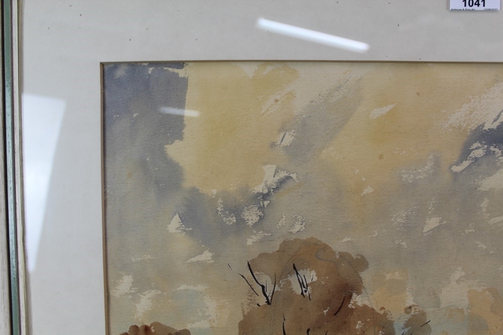 Edward Wesson | River Landscape; together with a copy of 'The Art of ...