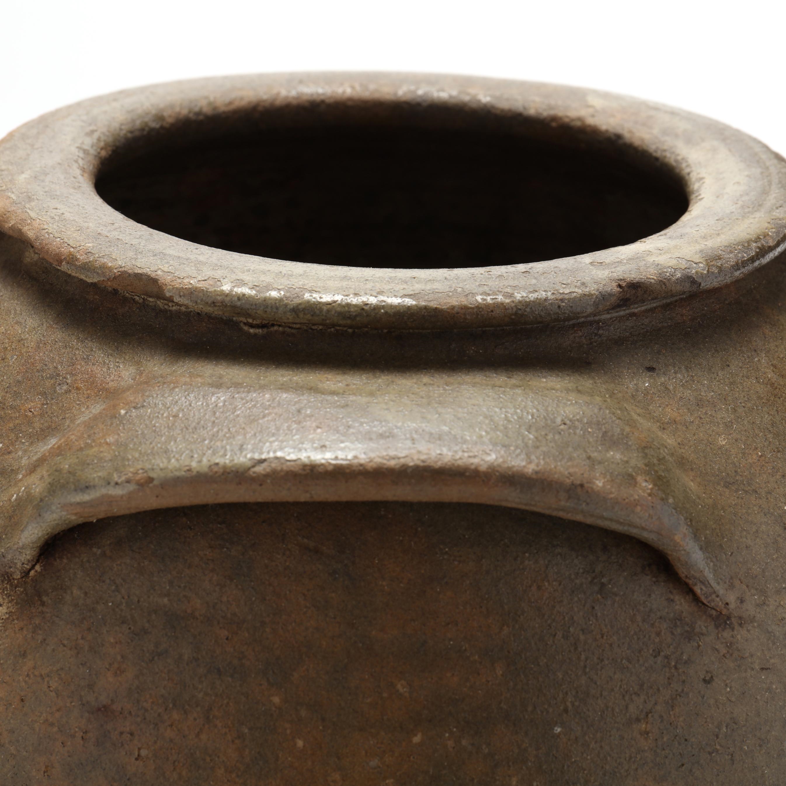 Artwork by Daniel Seagle, Storage Jar, Made of glazed stoneware