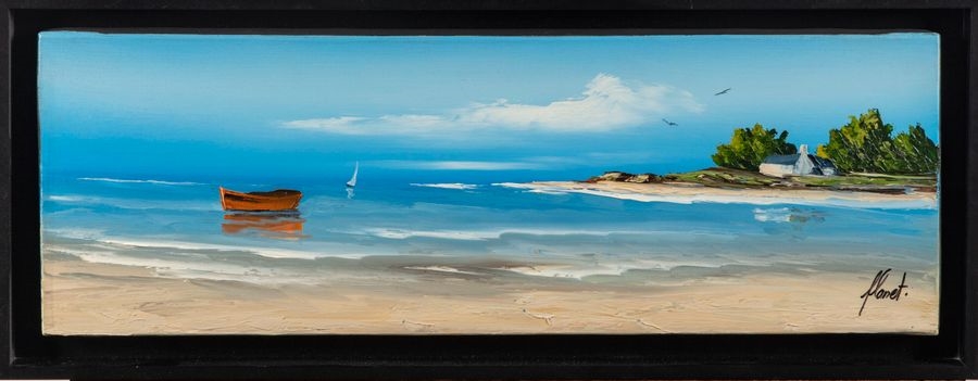 Artwork by Fréderic Flanet, Seaside, Made of Acrylic on canvas
