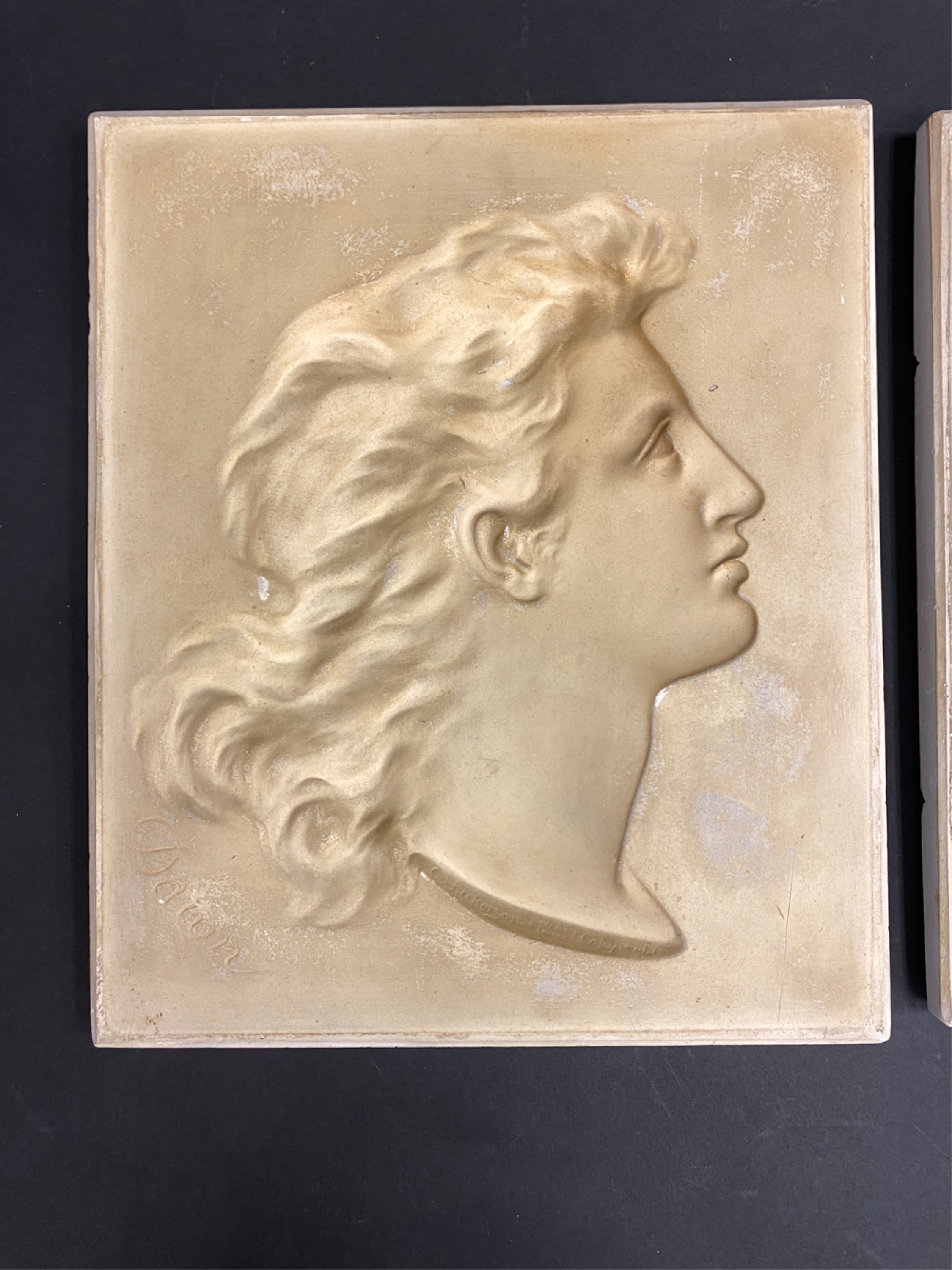 Walton Ricketson | PAIR OF WALTON RICKETSON PLASTER PLAQUES | MutualArt