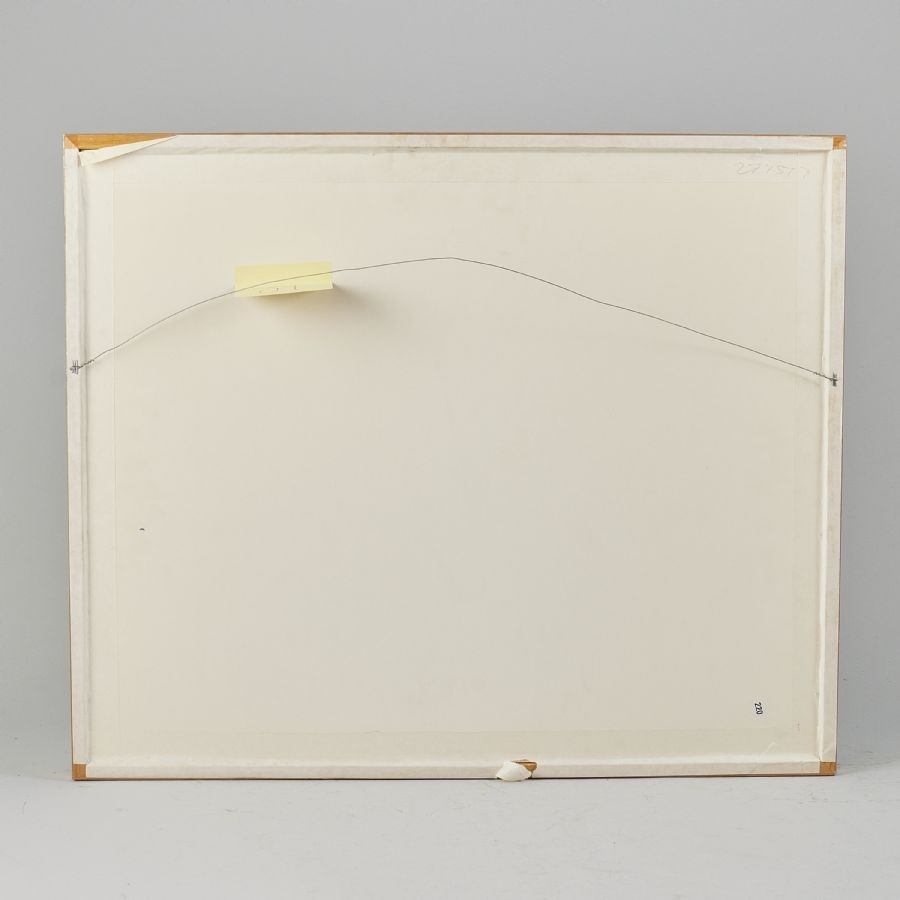 Artwork by Marian Kozera, Bönder i landskap, Made of Watercolor