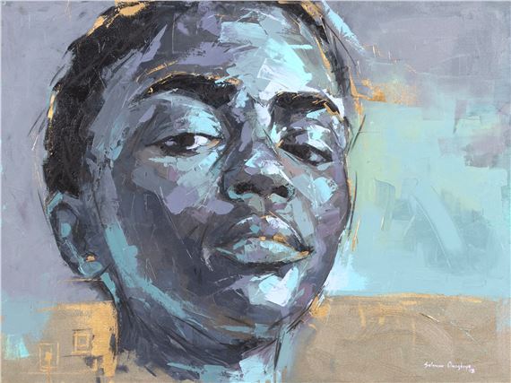 GOLD FIELD I by Solomon Omogboye, 2018