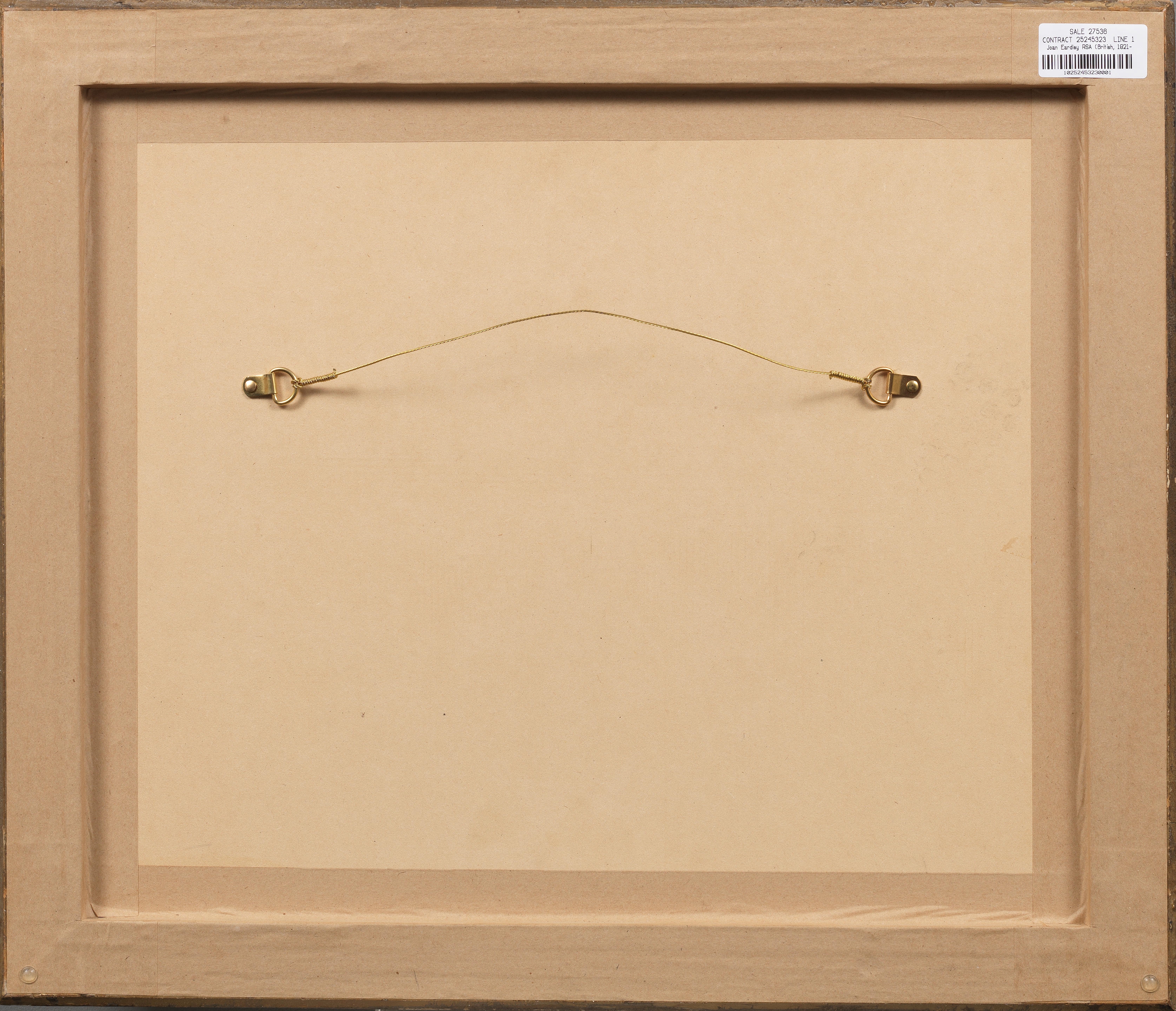 Artwork by Joan Kathleen Hardy Eardley, Two Samson Children, Made of pastel on glass