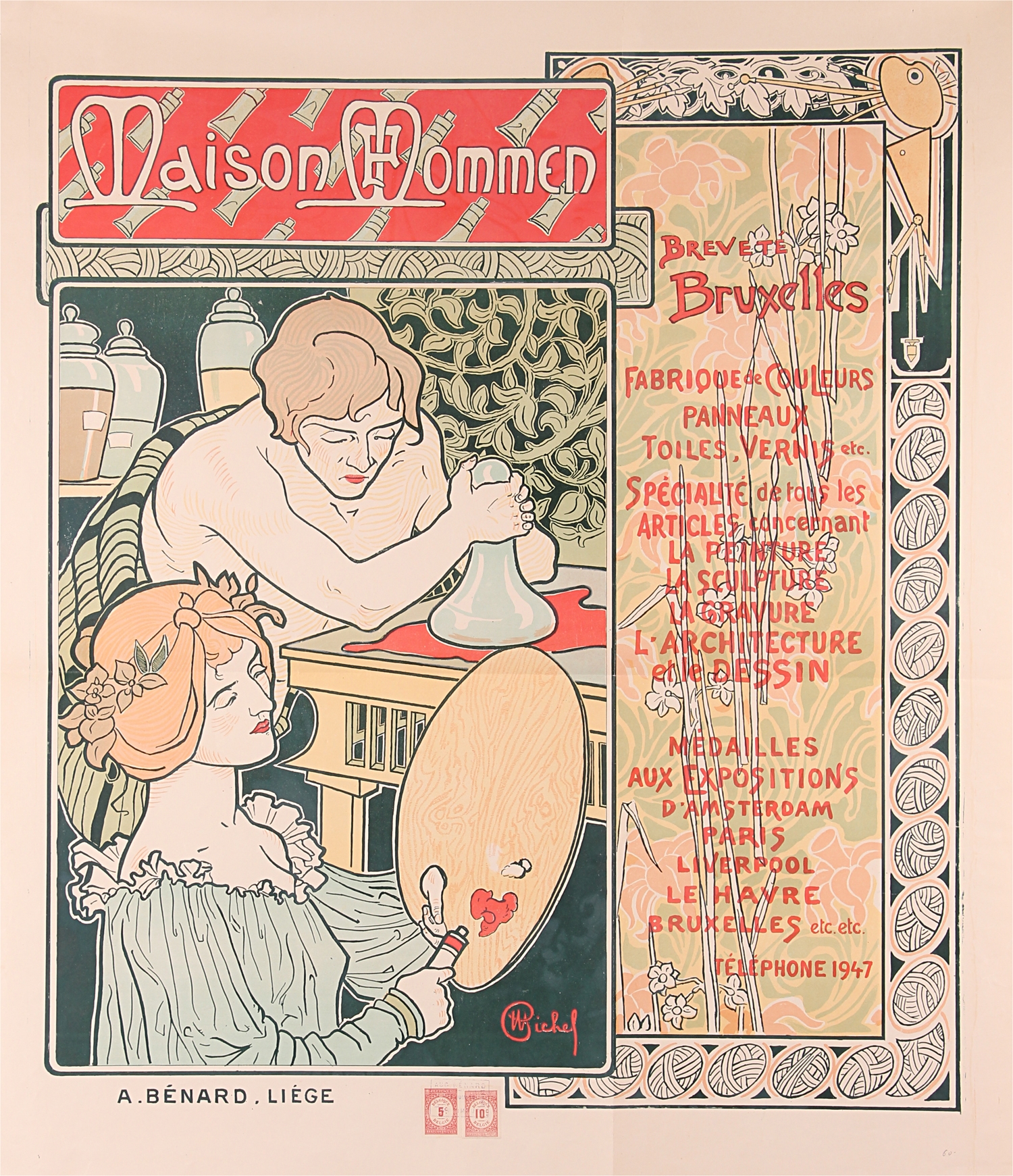 Charles Michel | Maison Mommen (1900) | MutualArt