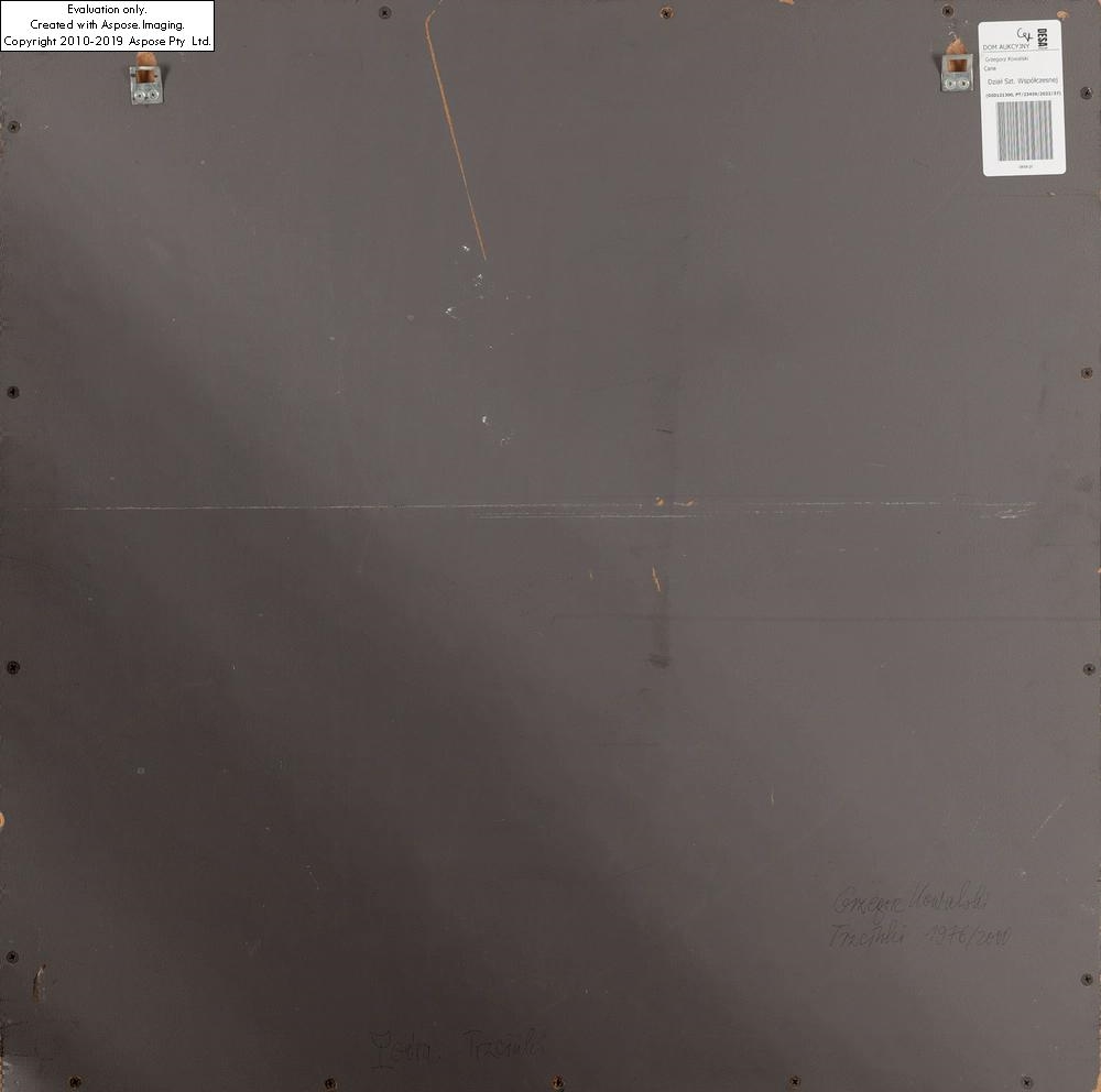 Artwork by Grzegorz Kowalski, Reeds, Made of photography, cane