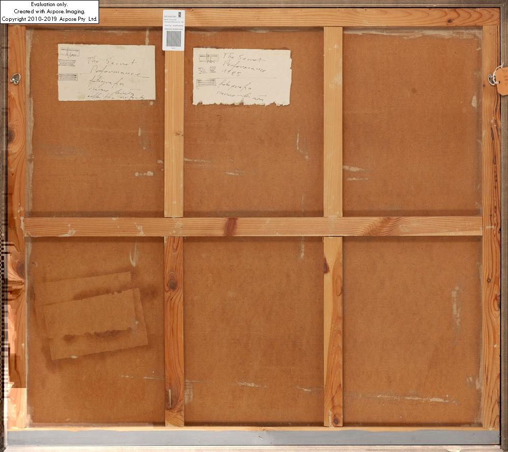 Artwork by Mikołaj Smoczyński, The Secret Performance II, Made of gelatin-silver print, vintage print/photographic paper