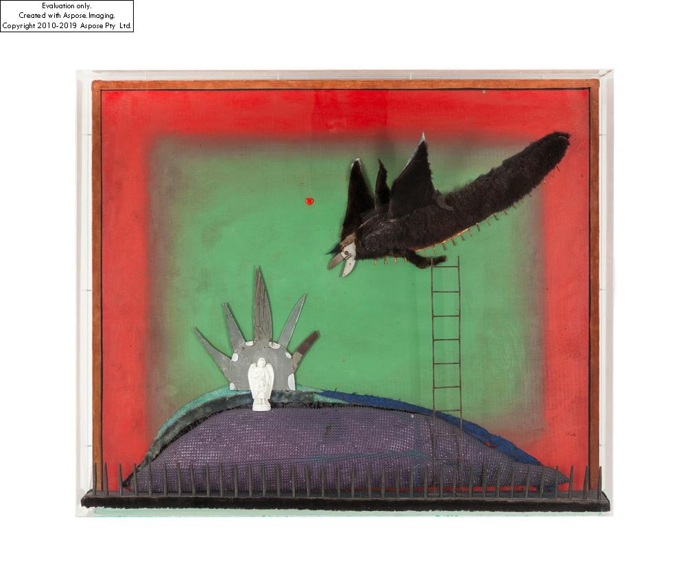 Wladyslaw Hasior | Caseworker (1980) | MutualArt