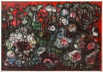 Dunkle Blumenwiese - Hansen