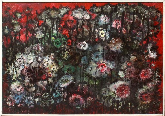 Dunkle Blumenwiese - Hansen