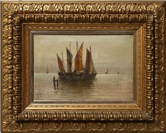 Segelboote auf See - G. Seifert