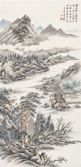 Lin Luan after the rain - He Rumu