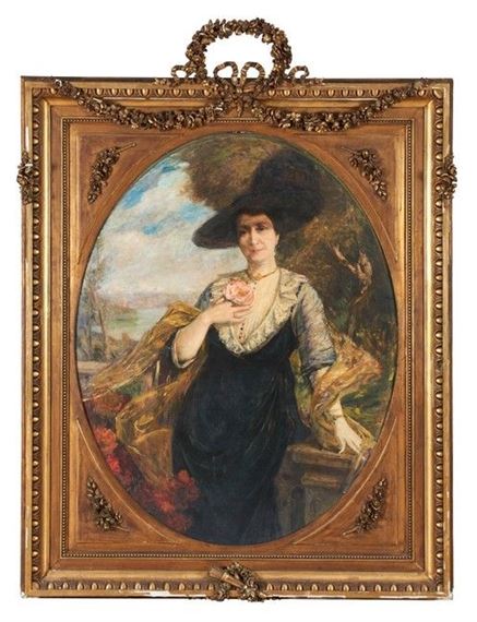 Portrait de Madame Elisabeth Senac by Clovis Cazes