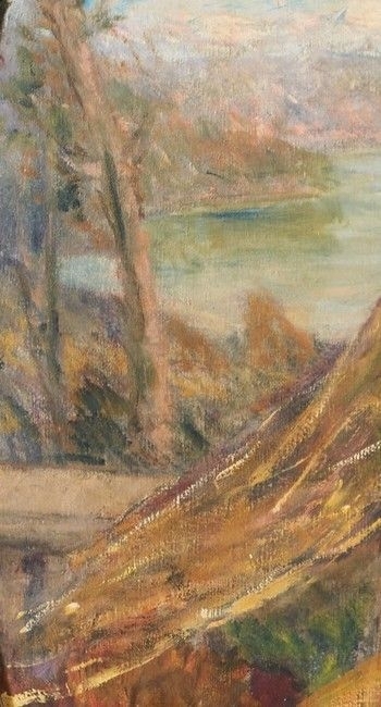 Artwork by Clovis Cazes, Portrait de Madame Elisabeth Senac, Made of Oil on canvas