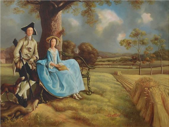 Thomas Gainsborough Mr Mrs Andrews MutualArt