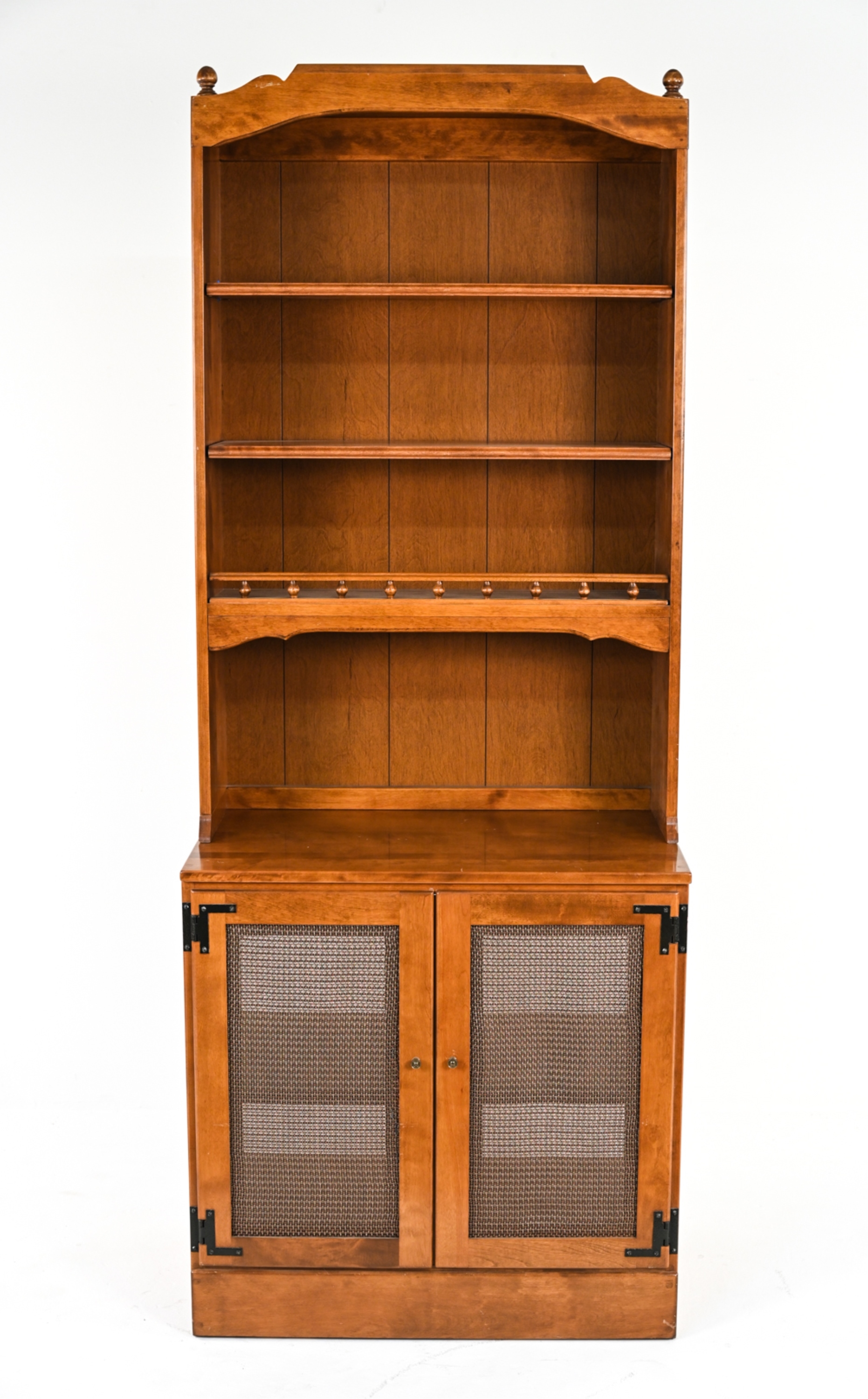 Ethan Allen | ETHAN ALLEN MAPLE HUTCH CABINET | MutualArt