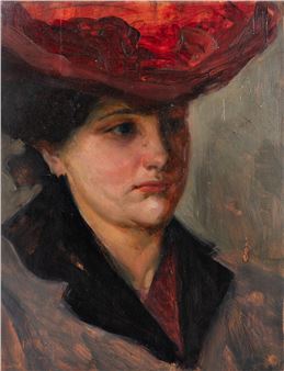 Dáma v červeném klobouku - Karel Augusta