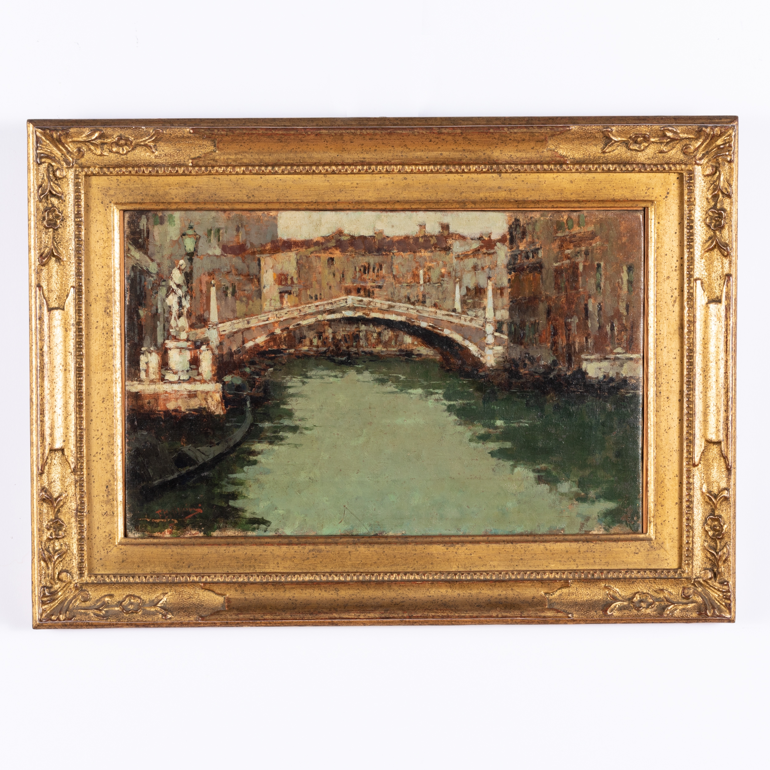 Artwork by Francesco Filippini, Ponte delle guglie, Made of Oil on canvas