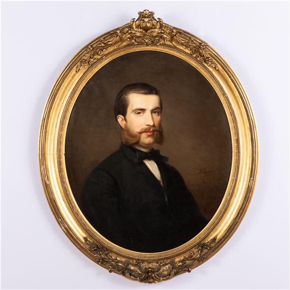 Ritratto del signor Graeffe by Wilhelm Juncker, 1863