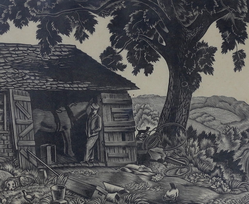 Tom Chadwick | two wood engravings | MutualArt