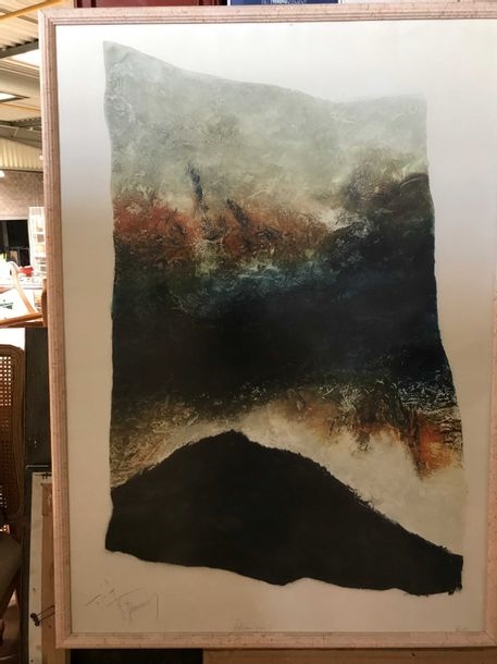 Artwork by Kim Bennani, Woman with red bodice, Made of Oil on canvas