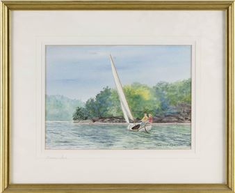 "Afternoon Sail". - Ted Nystrom