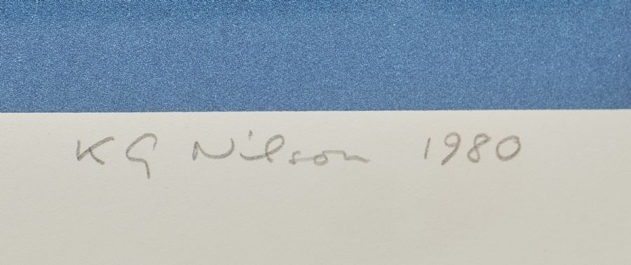 Artwork by Karl Gustaf Nilson, Språket, Made of Litograph in colors