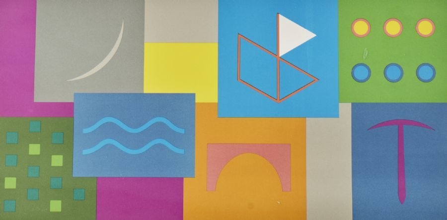 Artwork by Karl Gustaf Nilson, Språket, Made of Litograph in colors