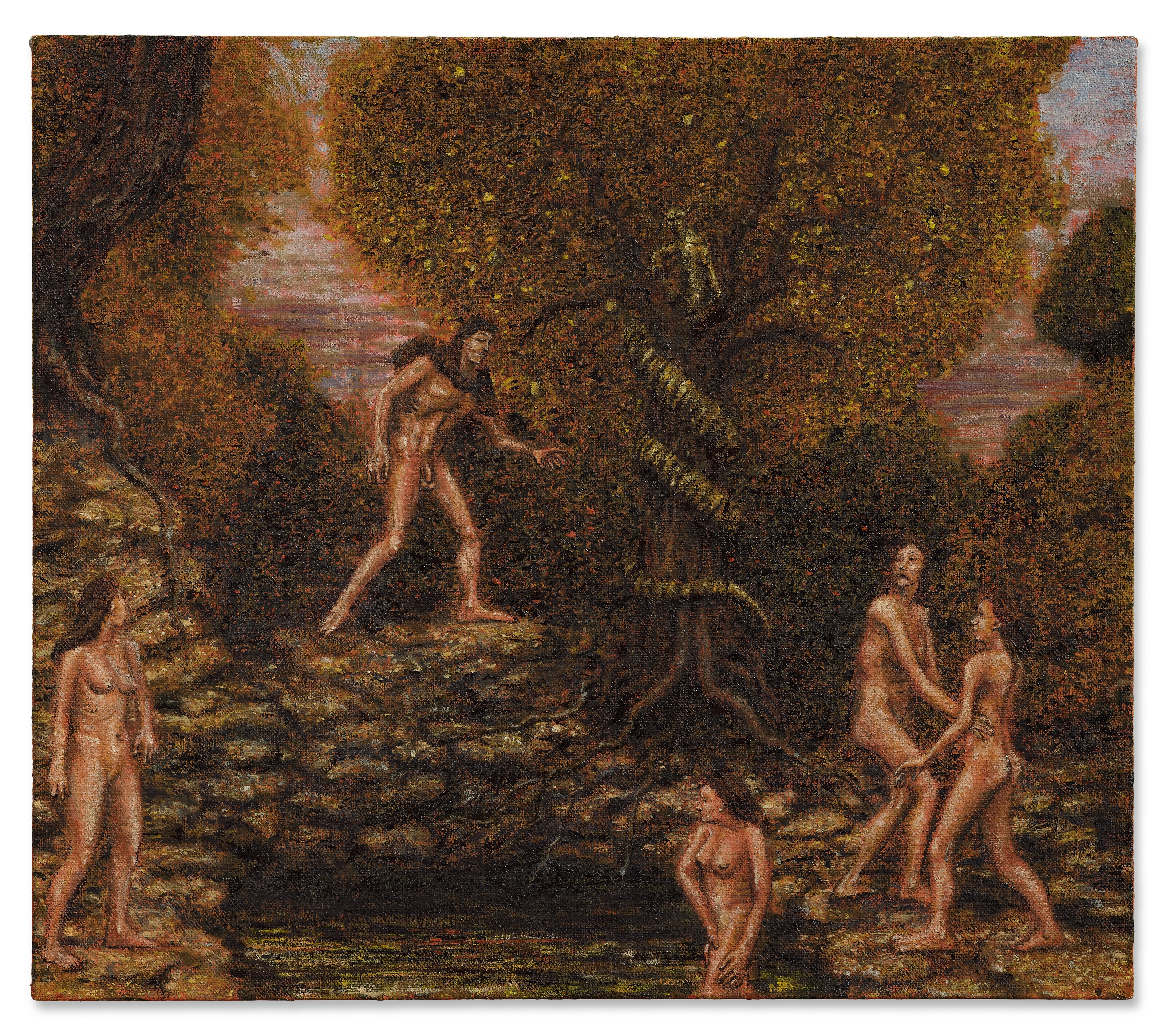 Heracles In The Garden Of The Hesperides by J.P. Munro, Painted in 2007
