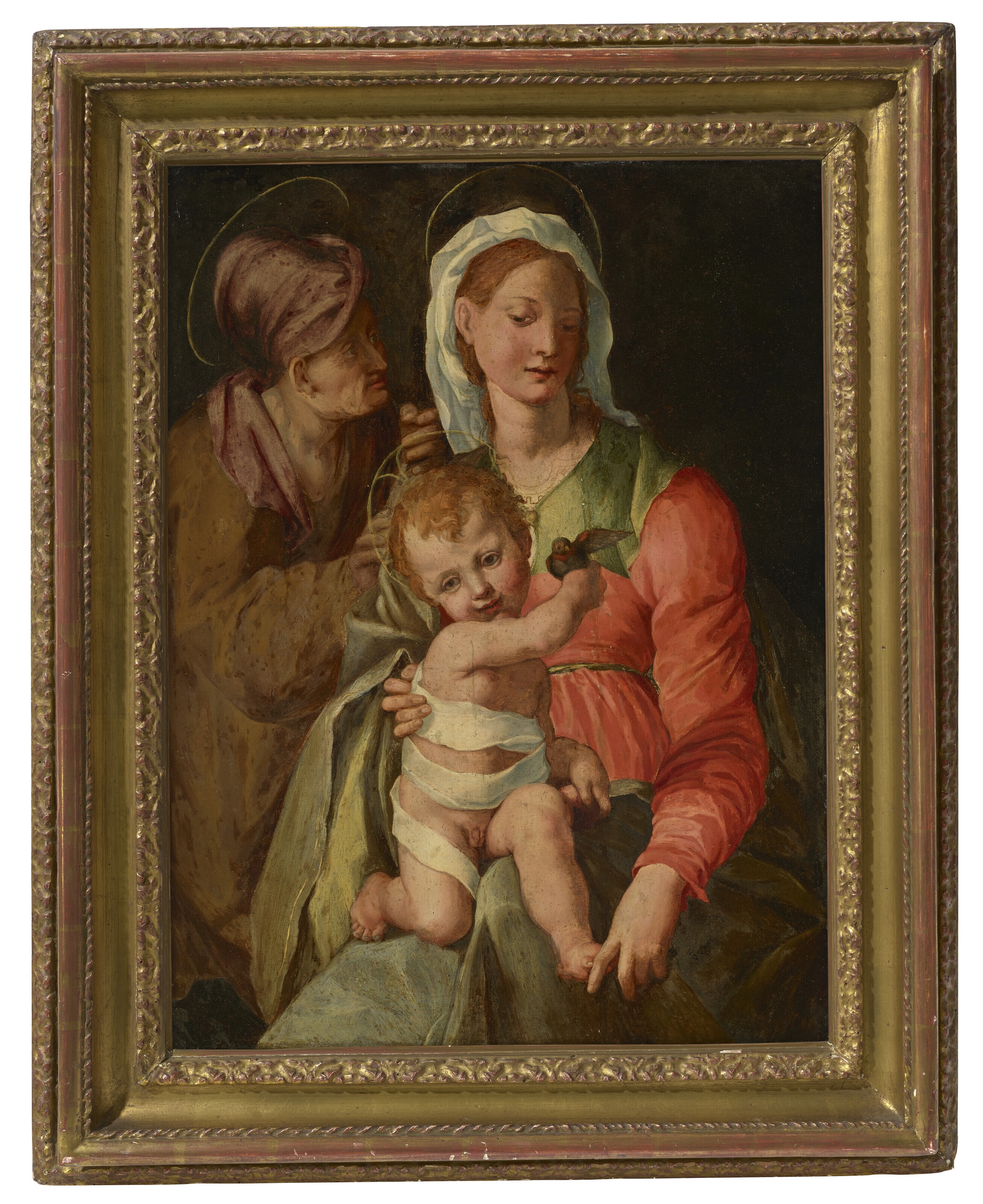 The Madonna and Child with Saint Anne - Jacopo Coppi