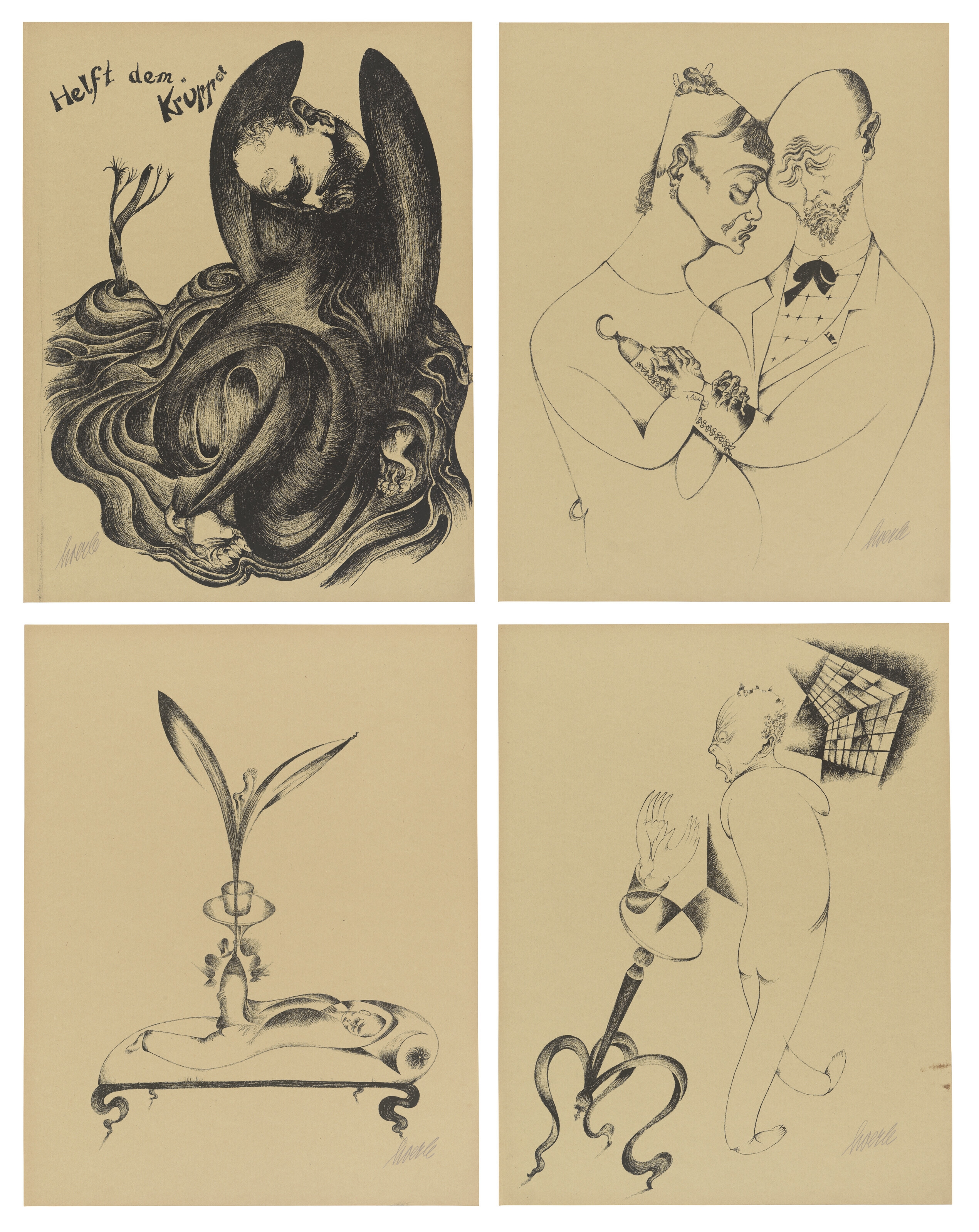Heinrich Hoerle | Krüppel (1920) | MutualArt