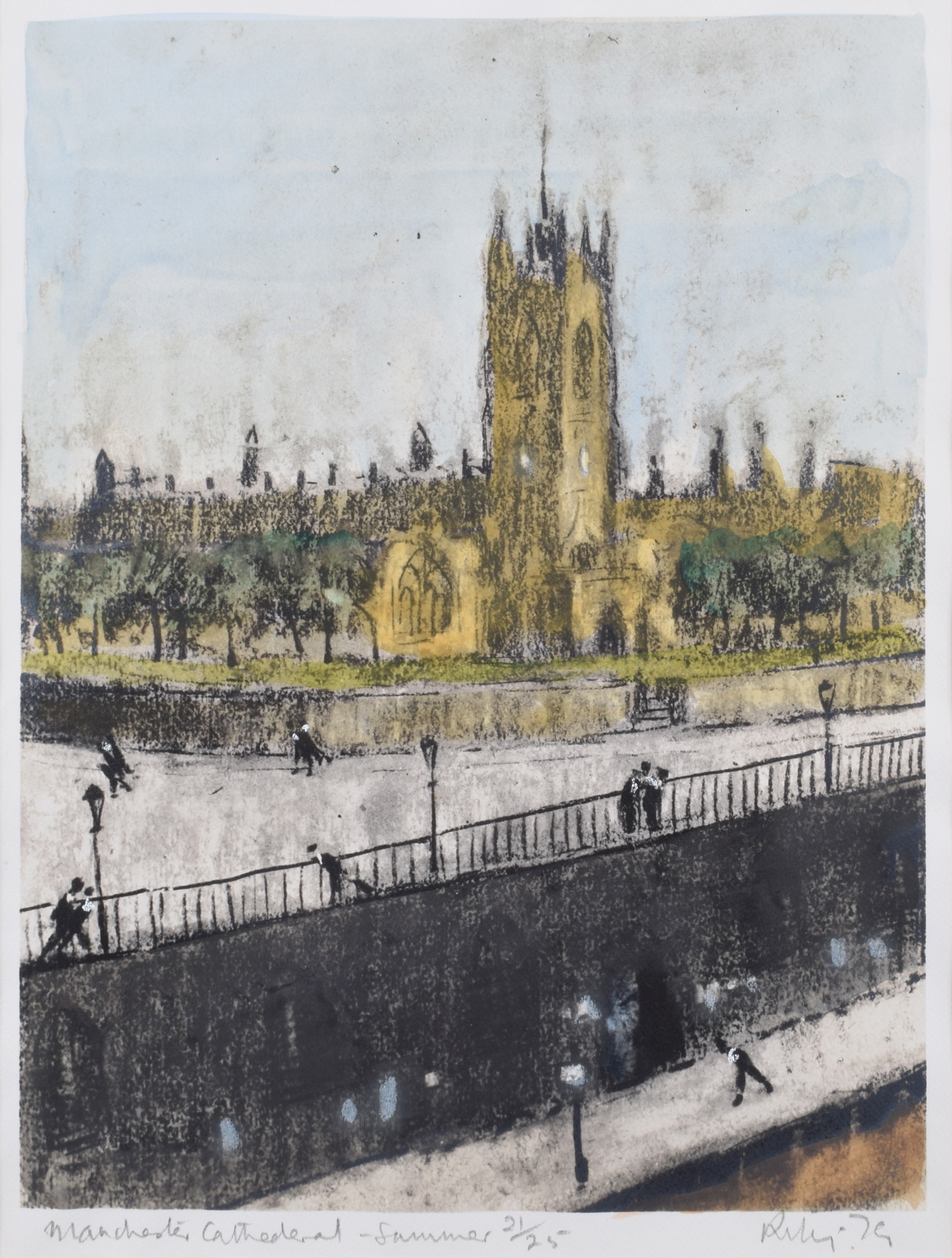 Harold Riley | Seasons at Manchester Cathedral | MutualArt