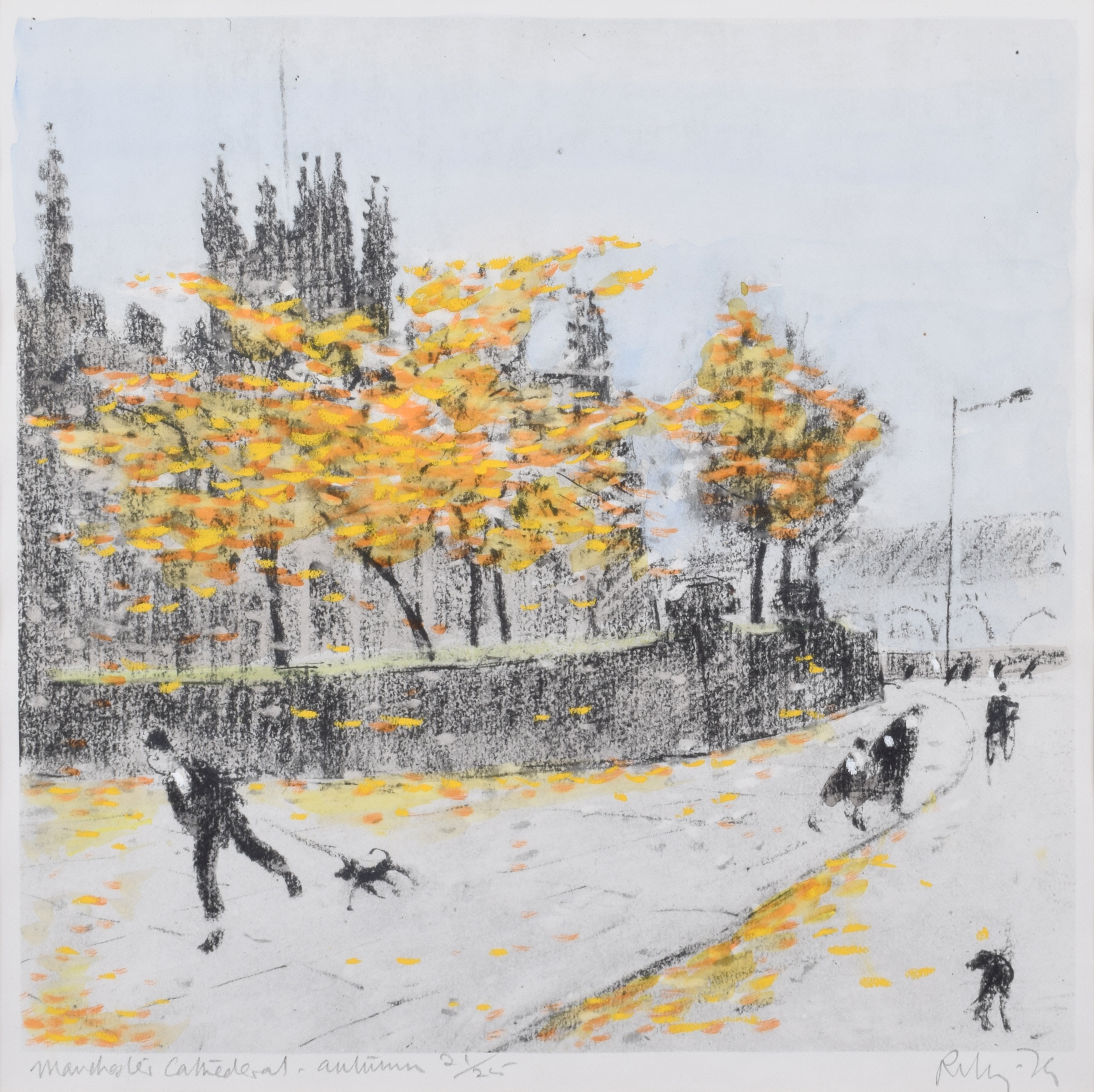 Harold Riley | Seasons at Manchester Cathedral | MutualArt