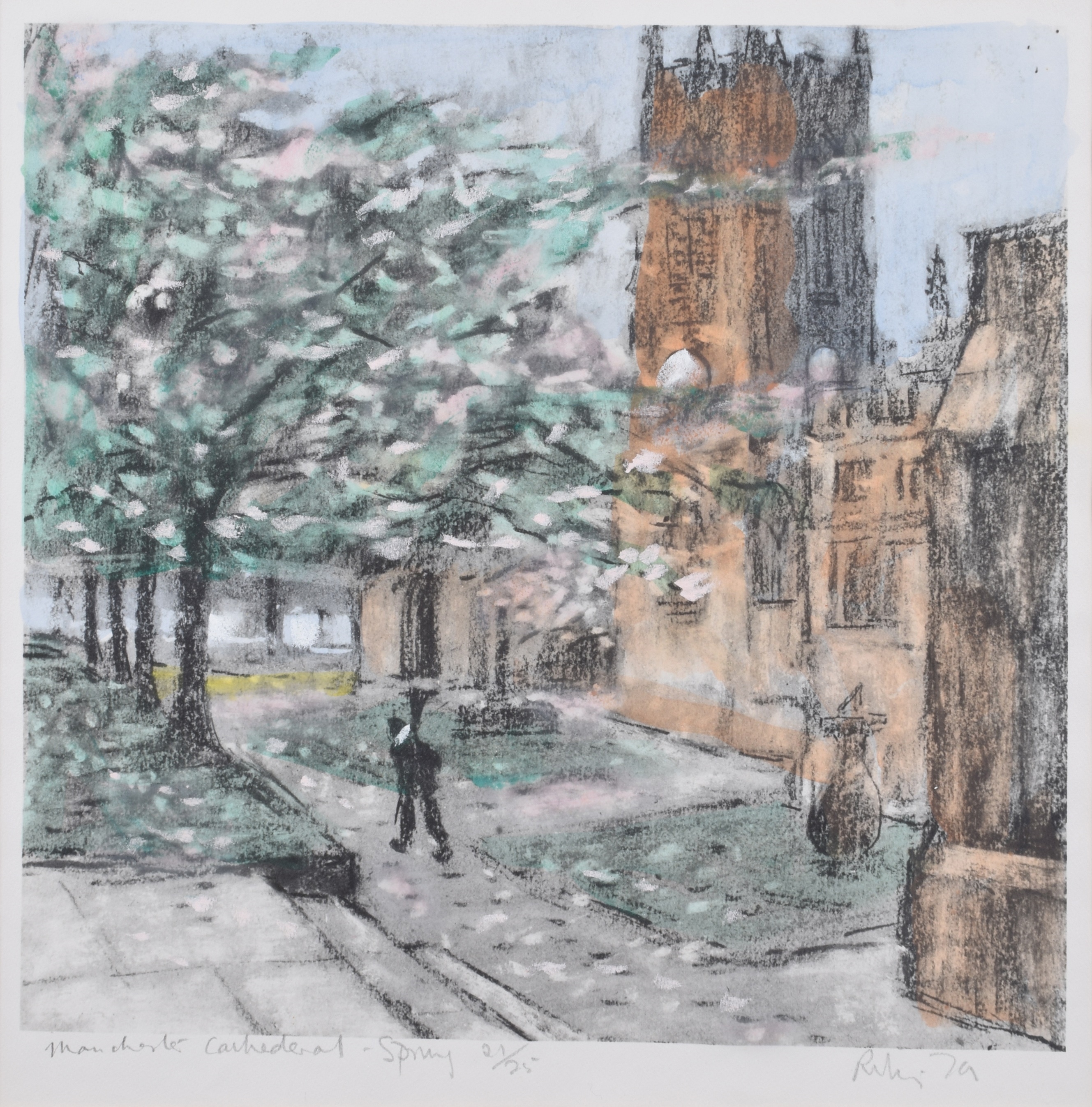 Harold Riley | Seasons at Manchester Cathedral | MutualArt