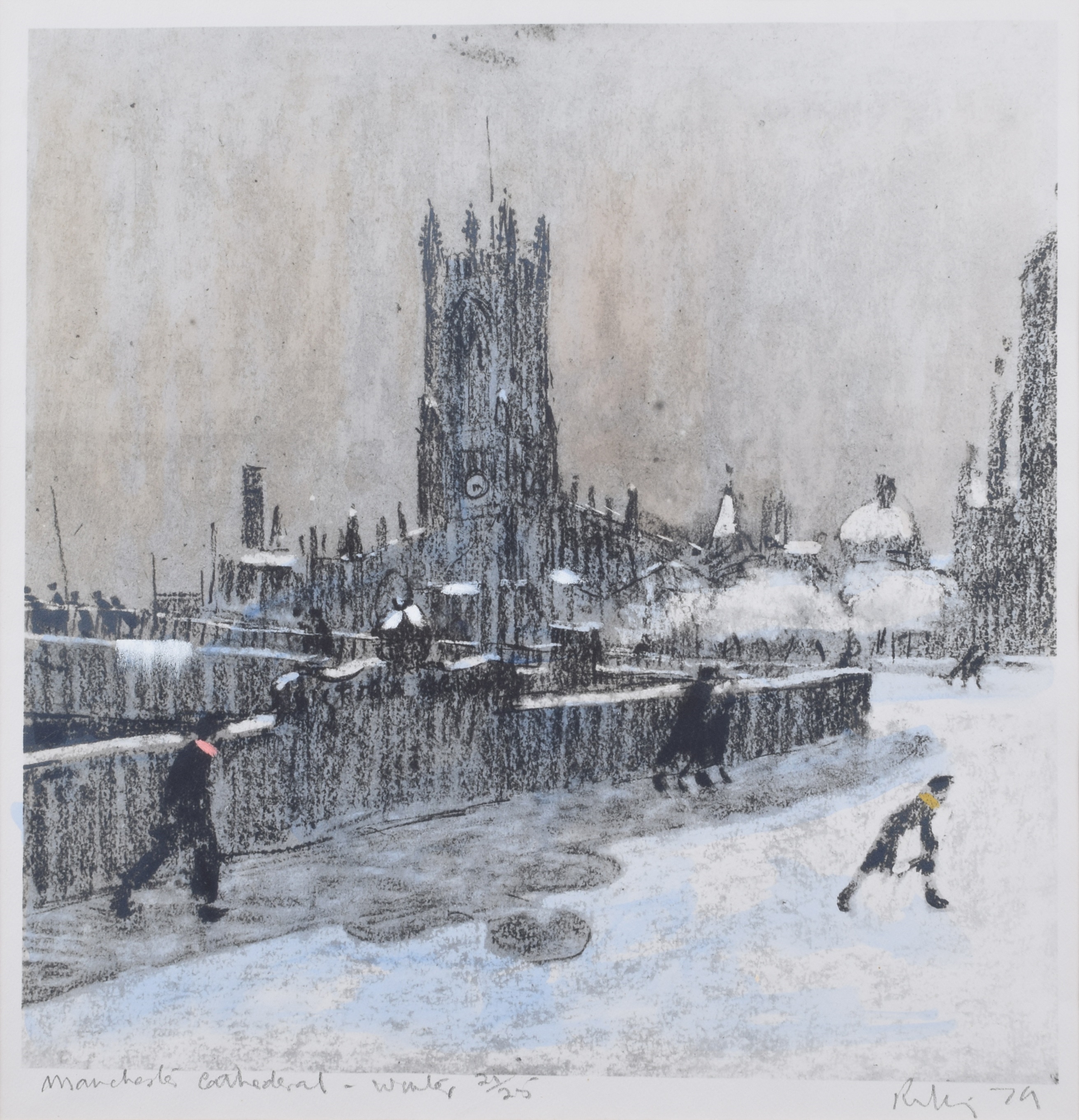 Harold Riley | Seasons at Manchester Cathedral | MutualArt