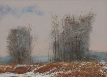 Musashino in the spring by Iwao Kitamura