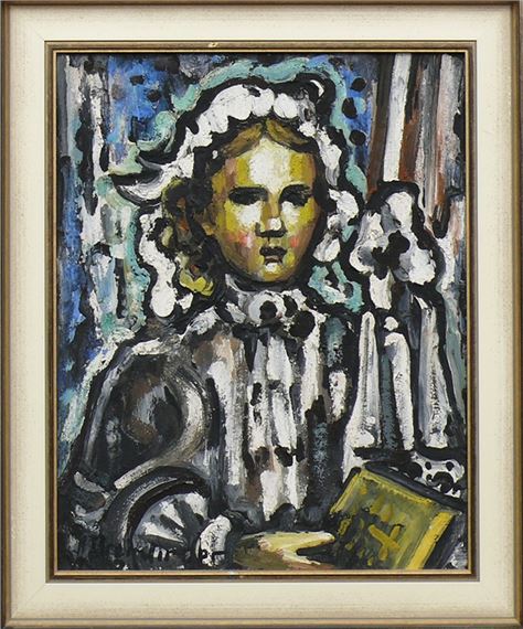 Darstellung eines jungen Mädchens by Hans Breinlinger, 1951