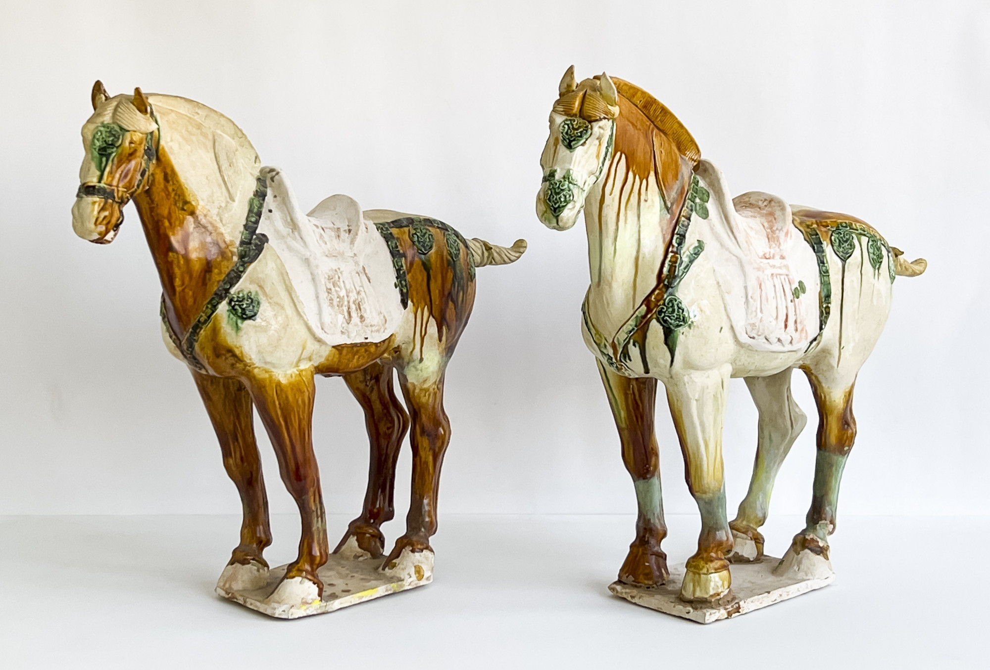 Chinese School | CAPARISONED HORSES | MutualArt