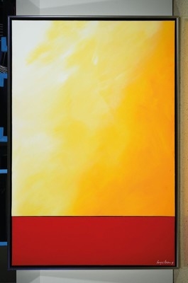 Artwork by Karl Vogelsang, Pleasure, Made of acrylic/canvas