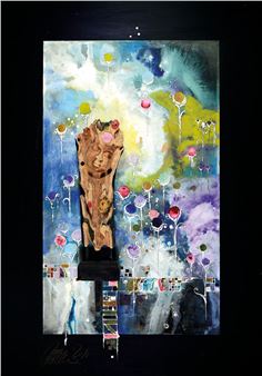 Buddha in roses - Balthasar Griemann