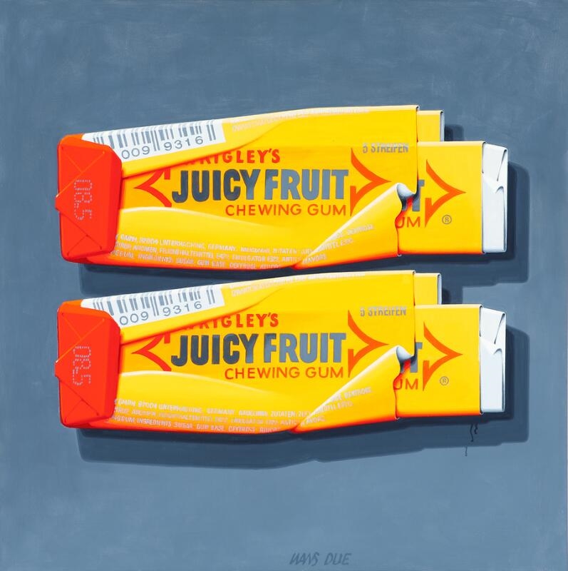 Wrigley's Twins Juicy Fruit Chewing Gum by Hans Due