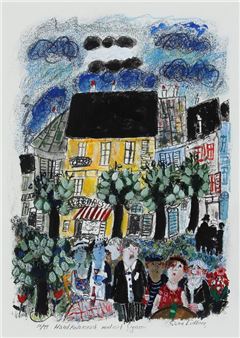 Sven Lidberg リトグラフ　スウェーデン画家 Sven Lidberg | 126 Artworks at Auction | MutualArt
