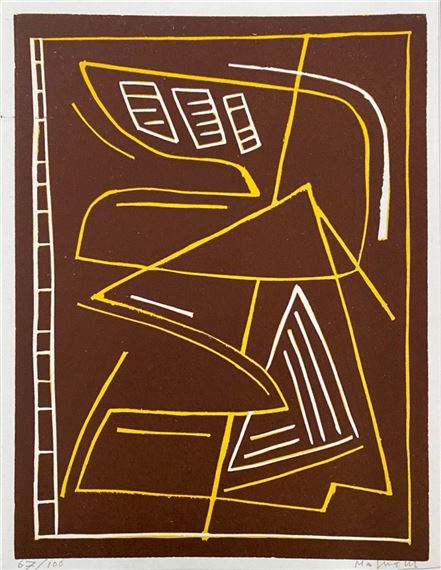 Untitled by Alberto Magnelli, 1967