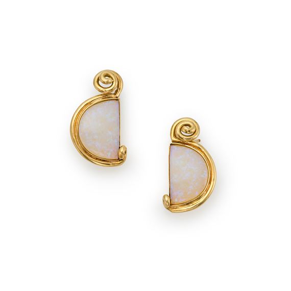 Pair of Opal Earrings