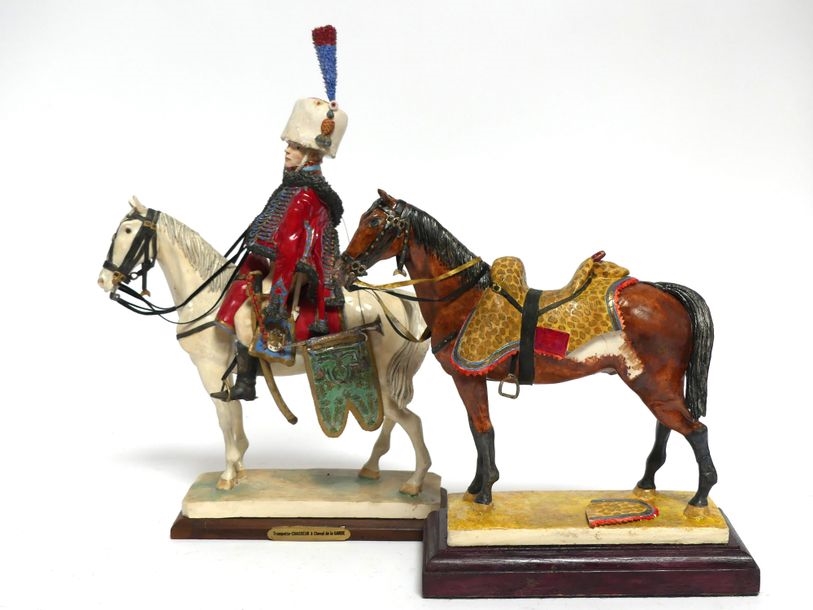 Vertunni. Trompette des Chasseurs à cheval de la Garde. - Boite de Soldats