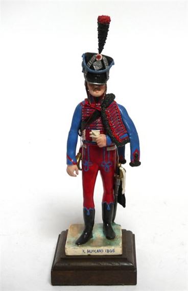 Figurine Mokarex - Hussard 1806 (Cheval Seul) - Bon État - Collection