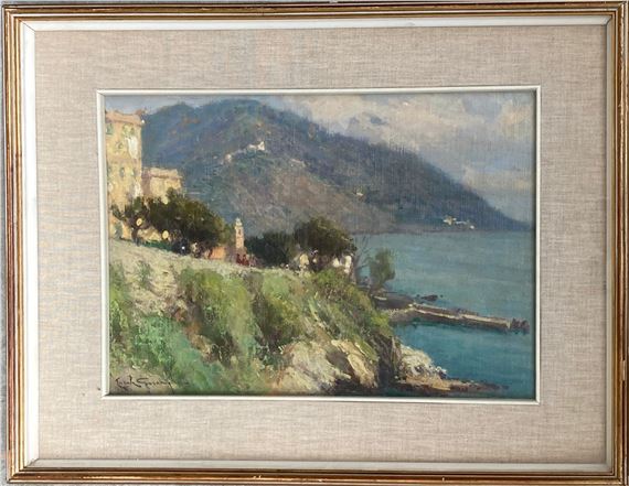Camogli, passeggiata al mare by Ercole Garavaglia