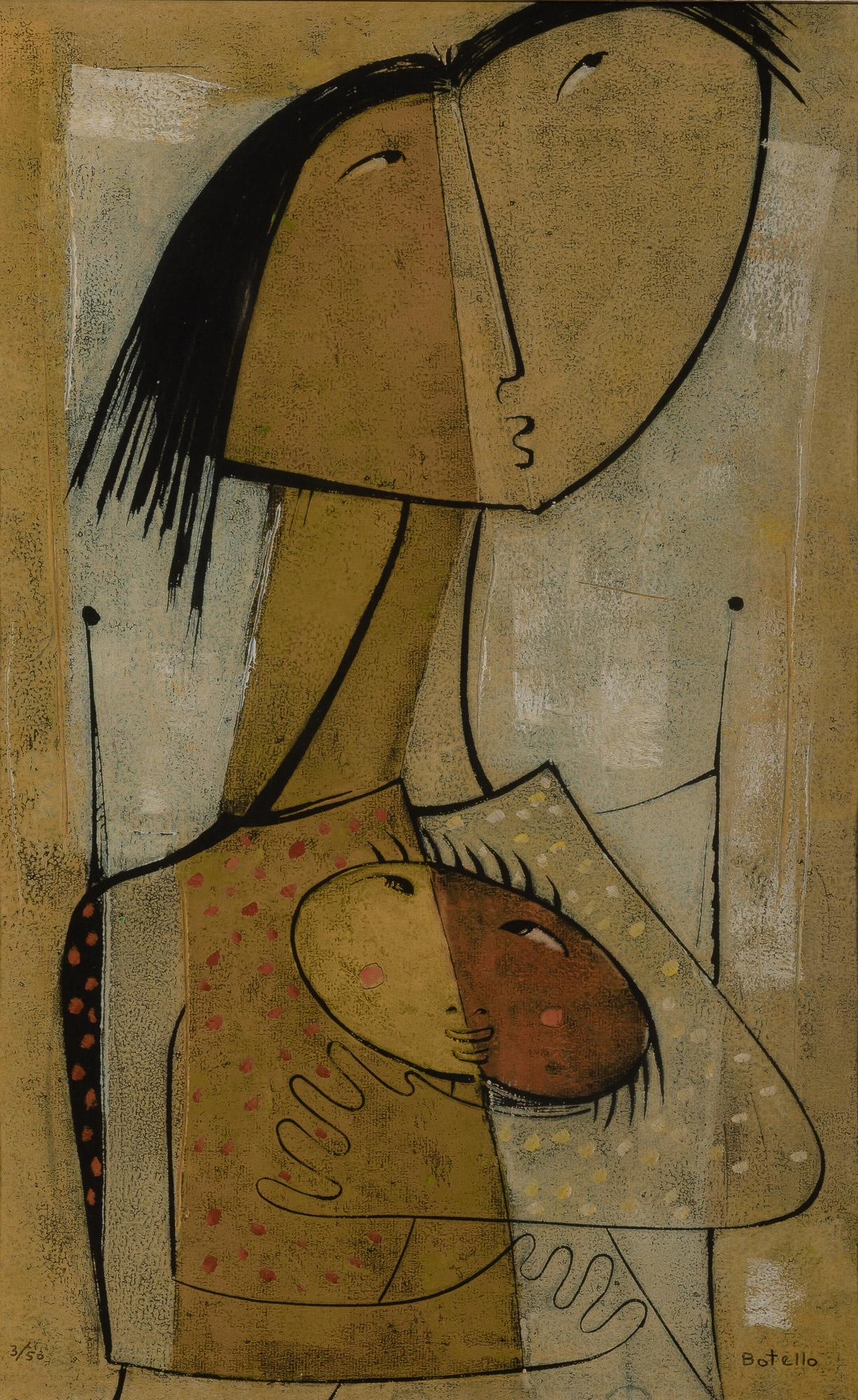 Ángel Botello | GIRL WITH DOLL | MutualArt