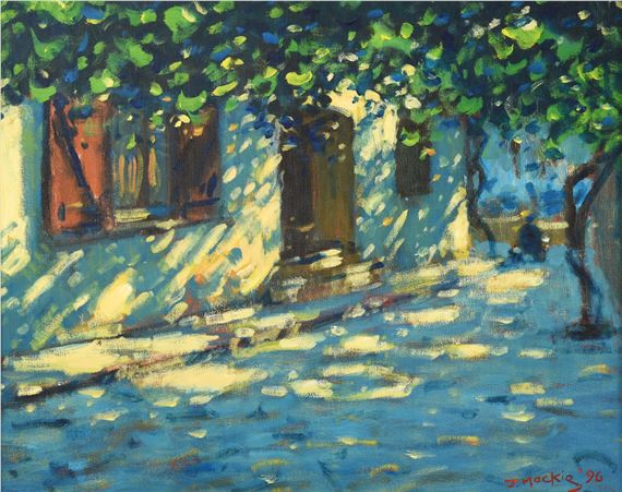 The Artist at Work, Collioure by John Mackie